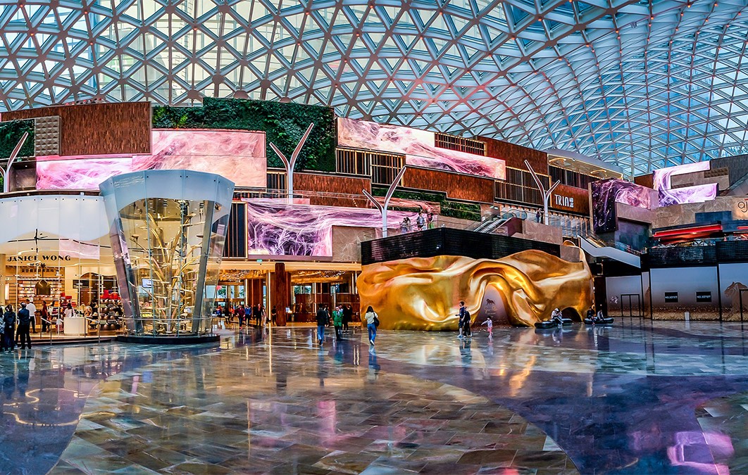 The LED installation at MGM Cotai Resorts is controlled by ISAAC and powered by disguise