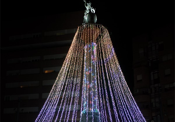30,000 LED lights powered by disguise illuminate Christmas tree in Lorca, Spain