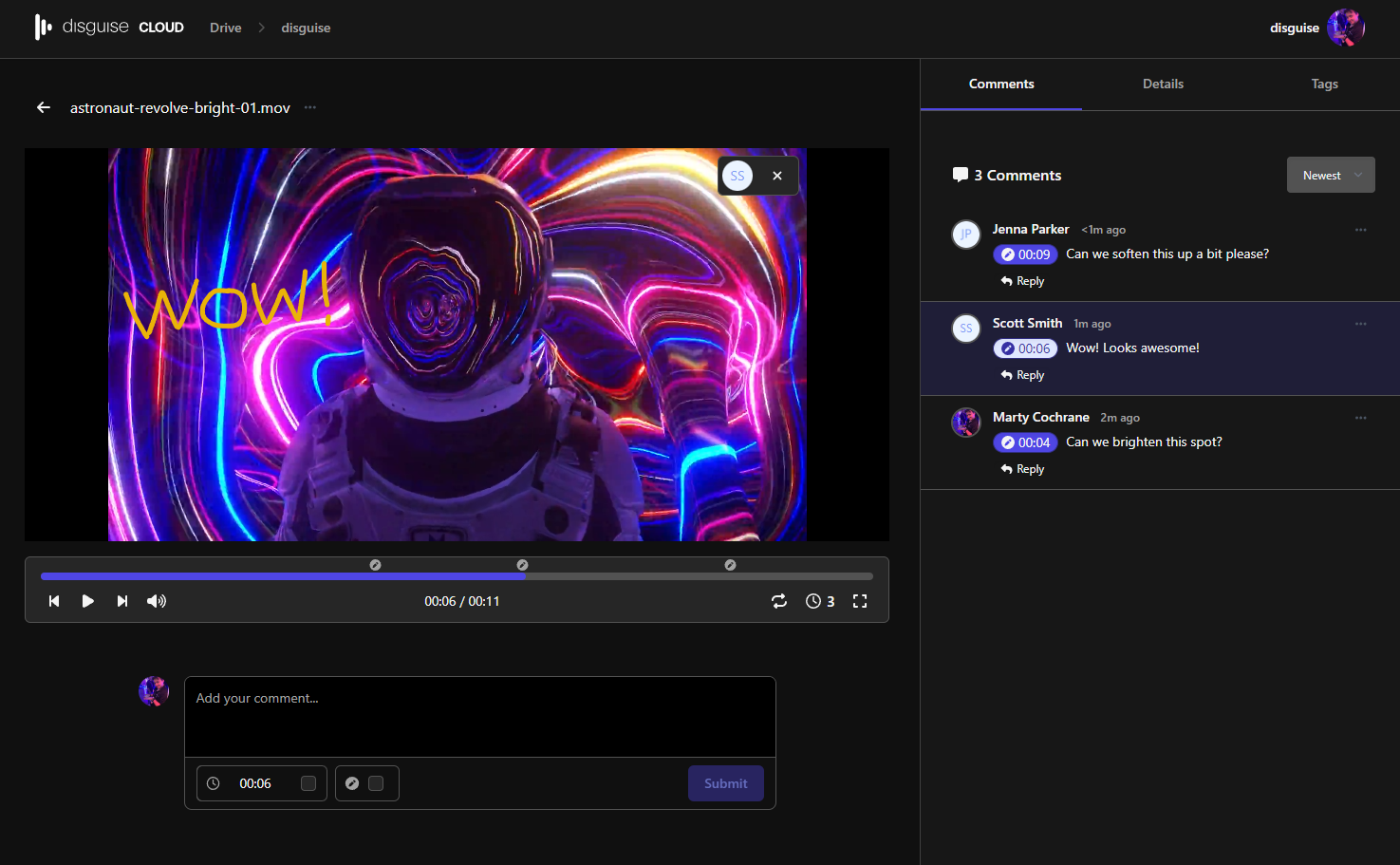How to share your feedback with ease in disguise Cloud