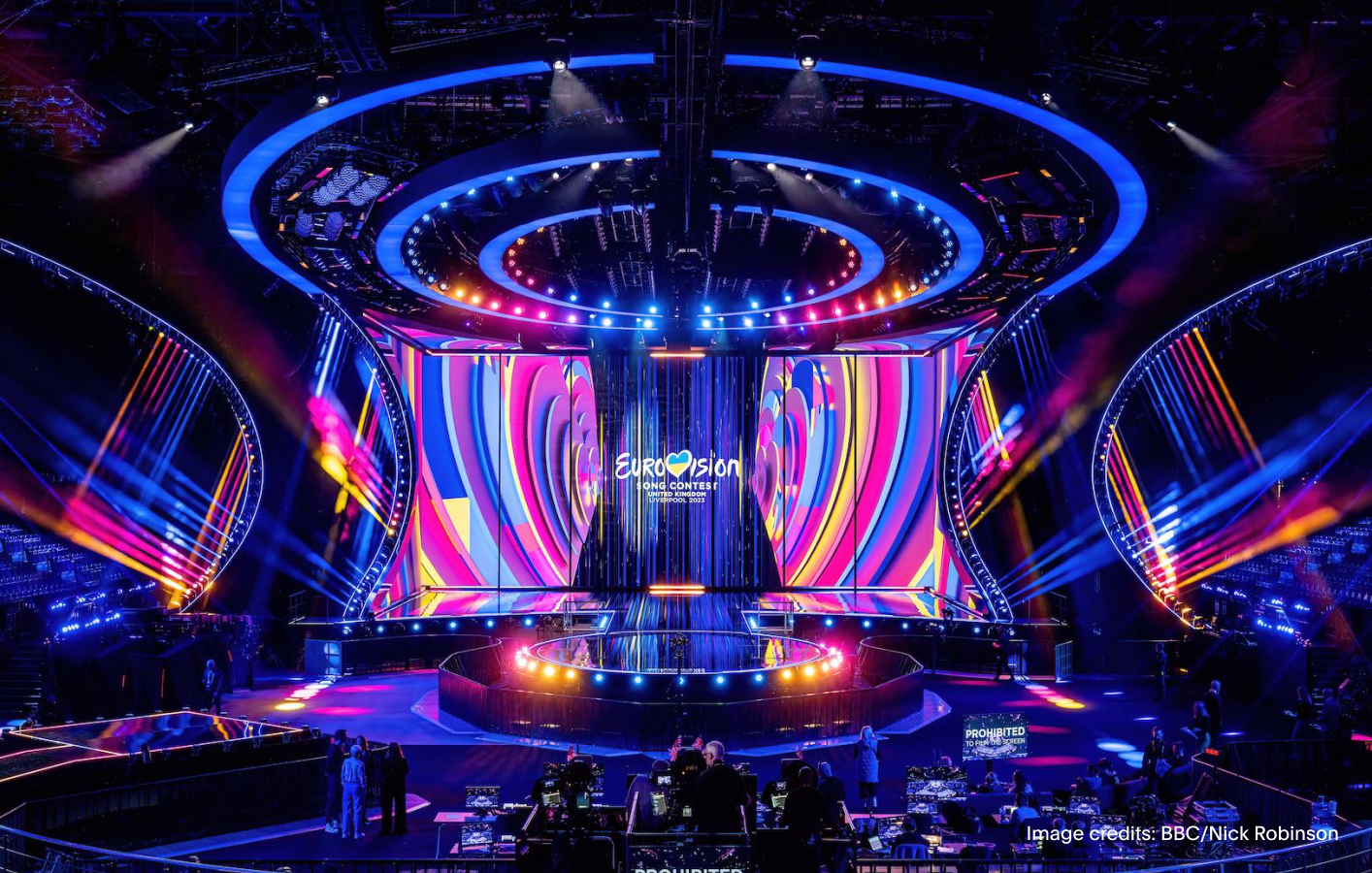 disguise powers complex stage management for the 2023 Eurovision Song Contest